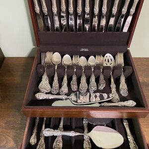 Francis I Reed & Barton Sterling Silver Flatware Set 12 Service 64 pcs Dinner